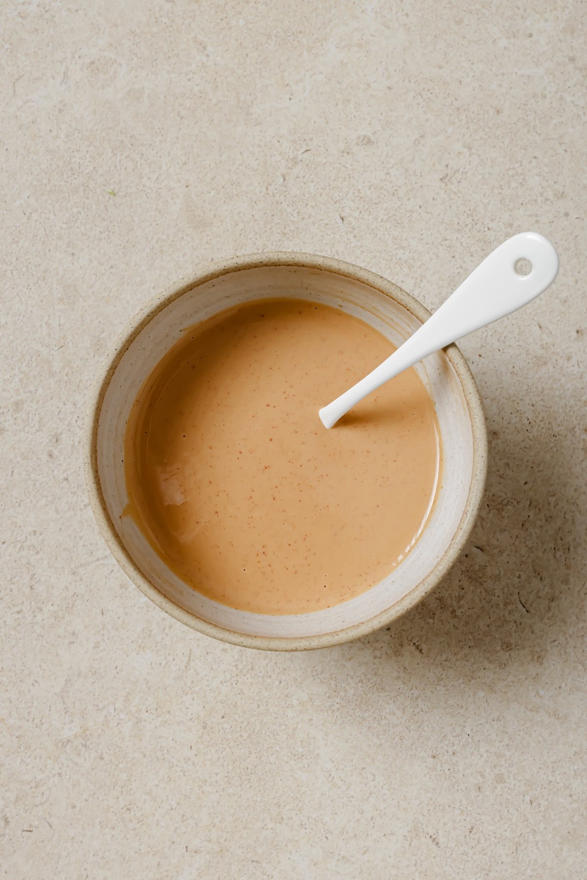 Homemade spicy mayo.