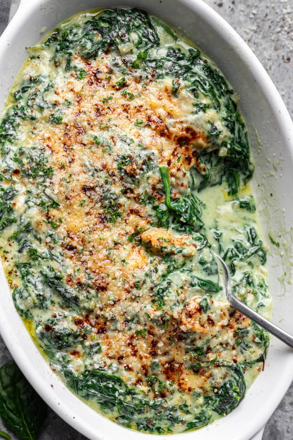 35Minute Creamed Spinach with Gruyère Well Seasoned Studio