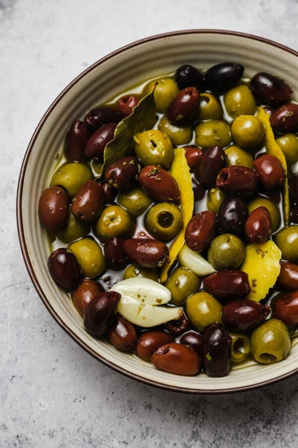 Marinated Olives with Garlic & Rosemary Well Seasoned Studio