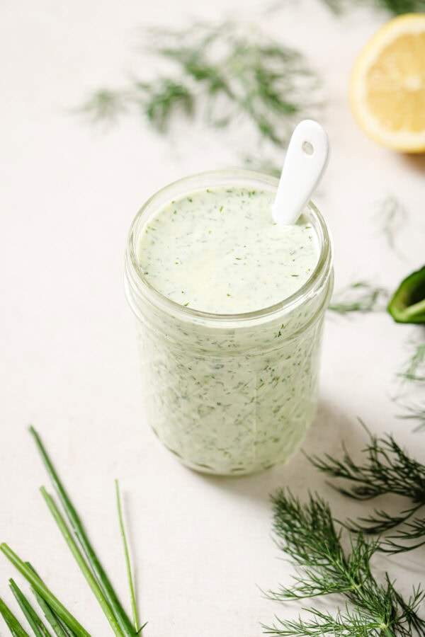 Creamy Jalapeño Dressing with Greek Yogurt Well Seasoned Studio