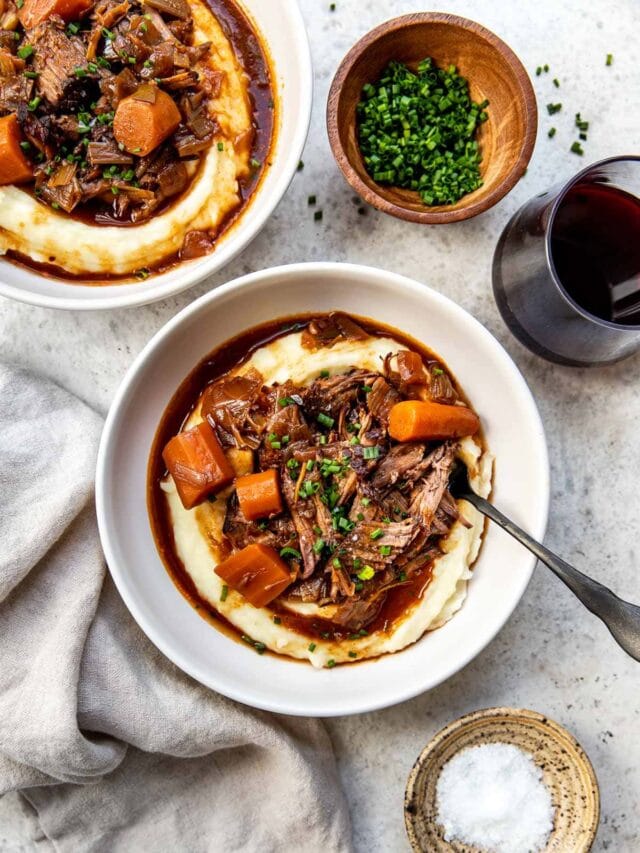Tender Red Wine Braised Beef Well Seasoned Studio