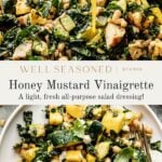 Honey Mustard Vinaigrette pinterest graphic.