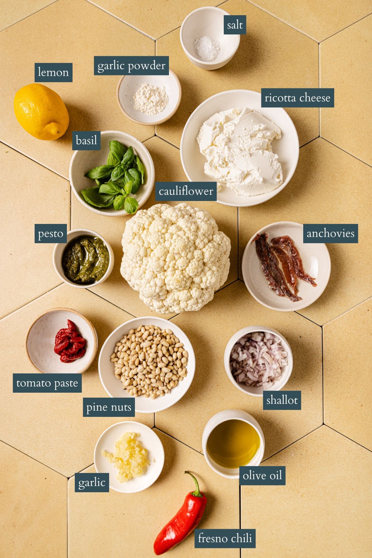 Here's what you'll need to make whole roasted cauliflower.