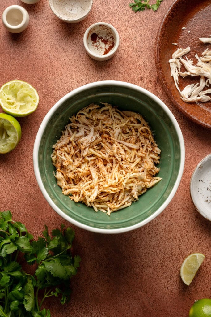 Crispy, Cheesy Taquitos with Rotisserie Chicken - Well Seasoned Studio