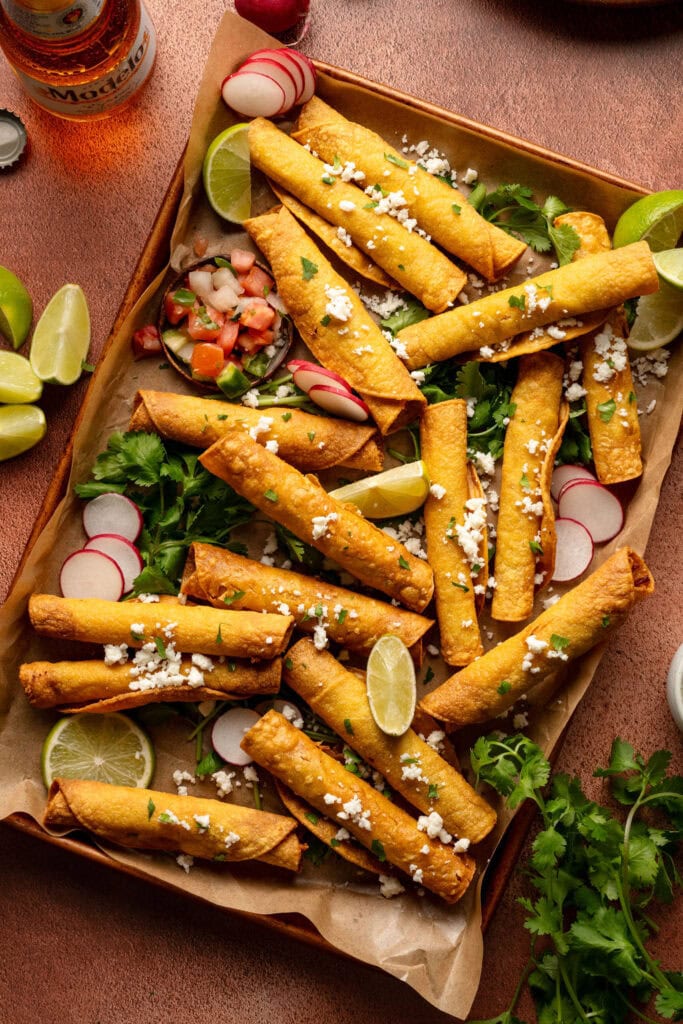 Enjoy with cotija or queso fresco, lime wedges, and lots of cilantro!