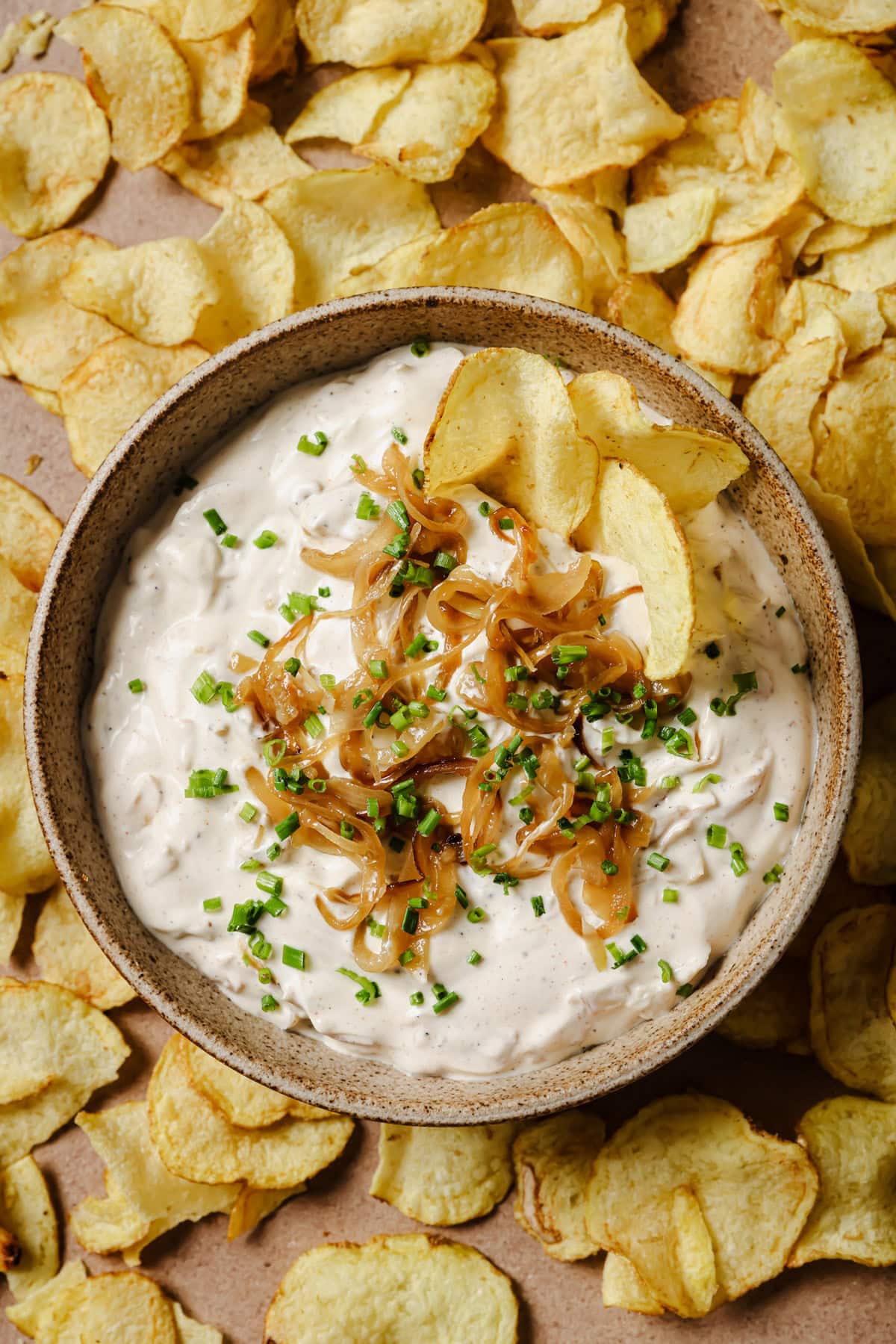 Utterly Creamy Caramelized French Onion Dip