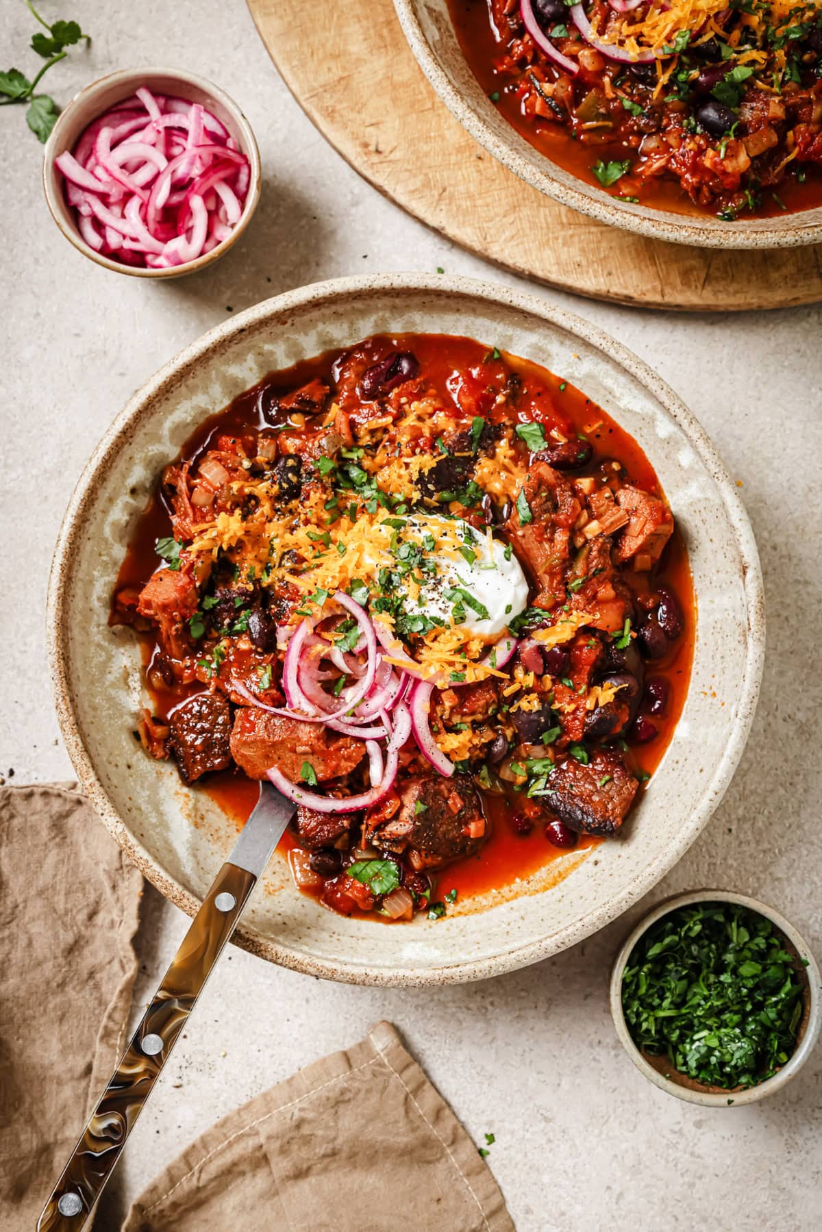 Rich, Smoky Leftover Brisket Chili with Beans