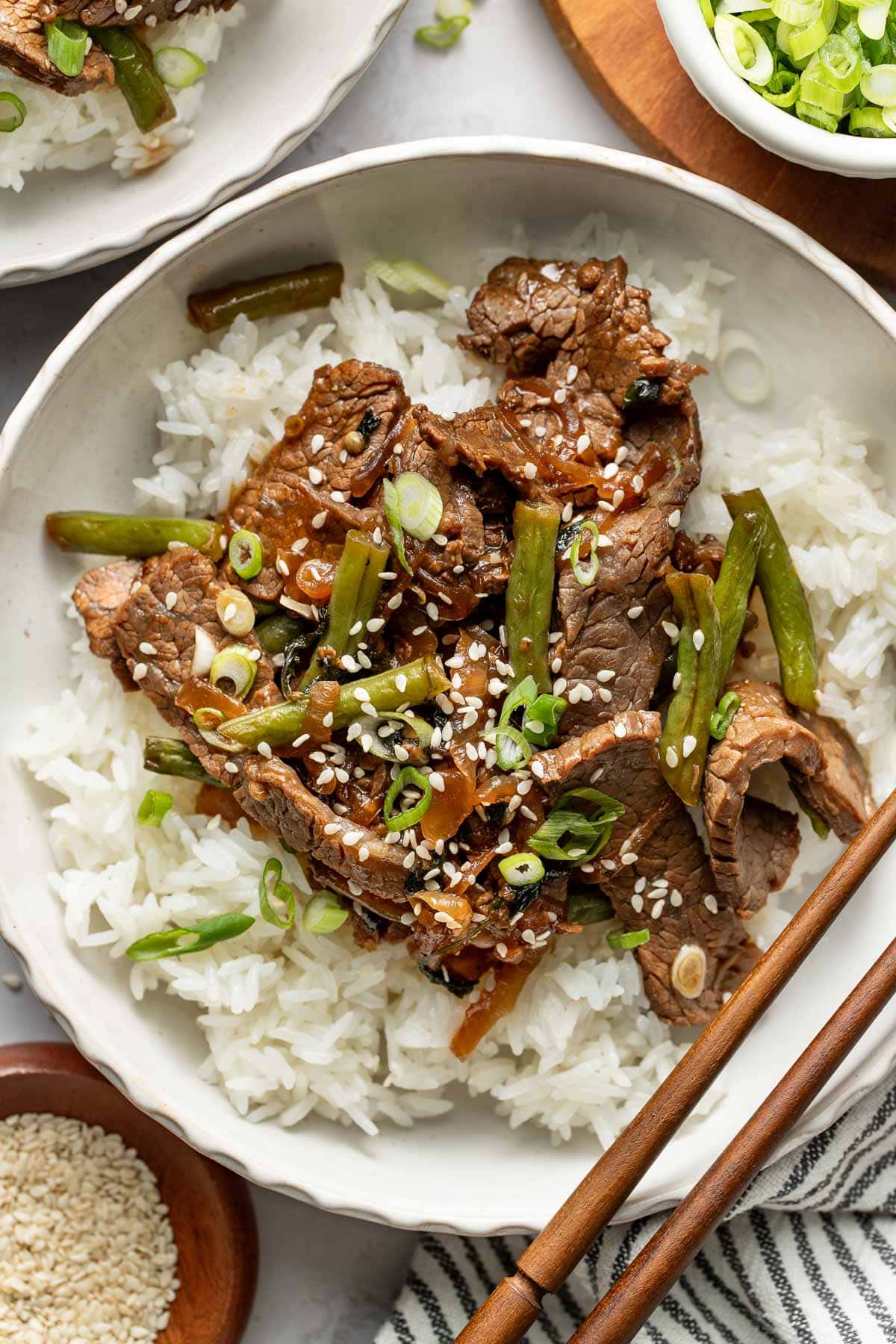 Easy Szechuan Beef Stir Fry with Green Beans